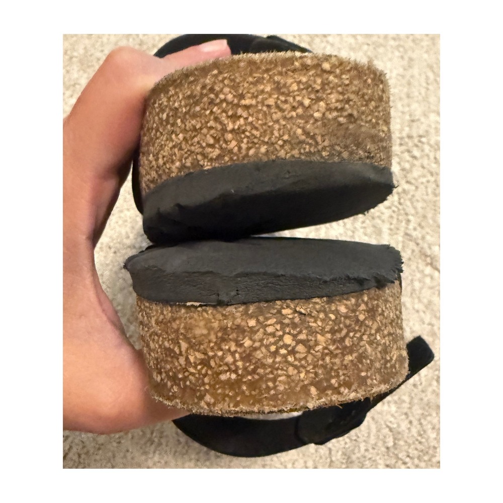 Birkenstock Mayari Women's Black Size 40 Pre-Owned Worn Vintage Vibes - Picture 5 of 7